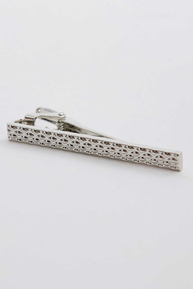 Egyszínű Ezüst Nyakkendőtű