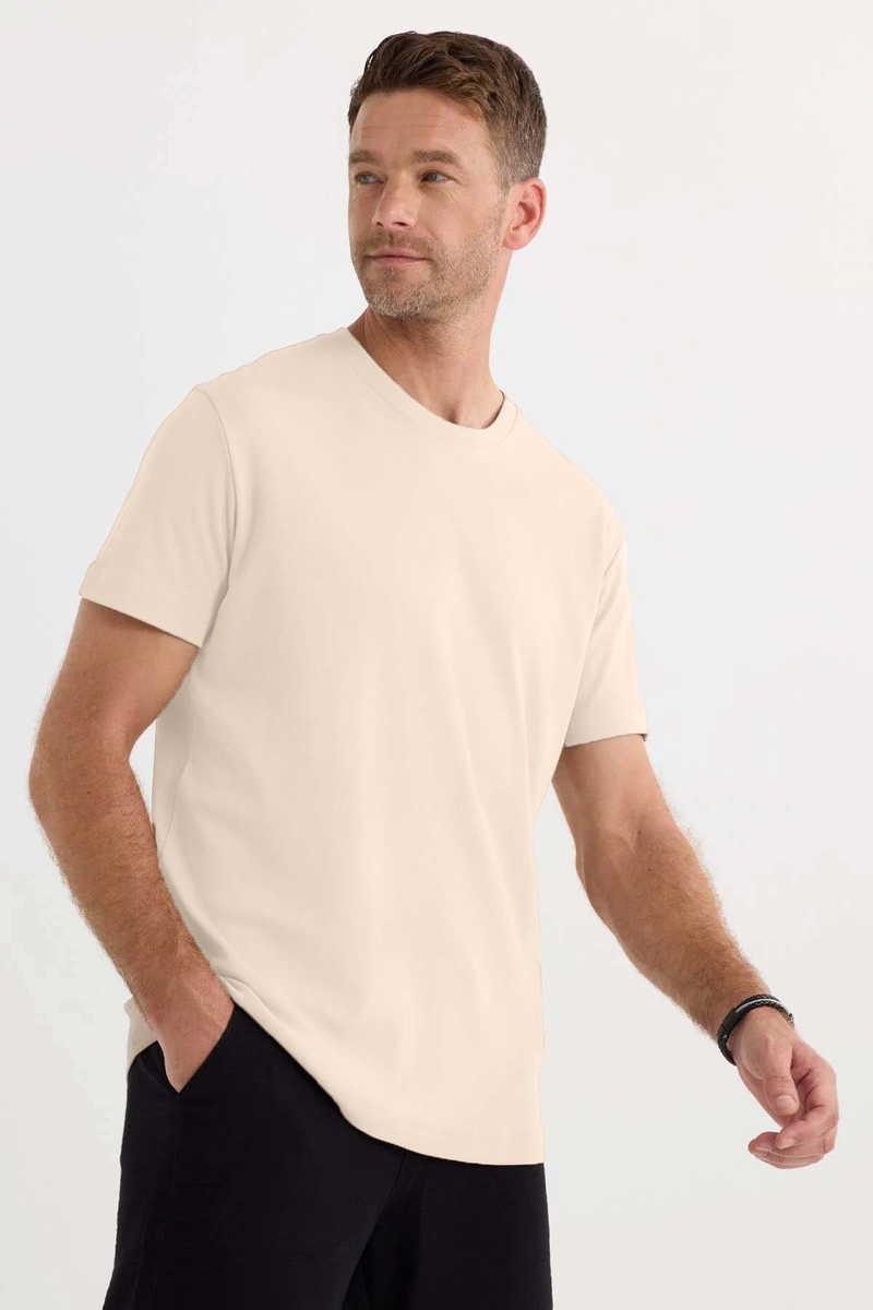 Plain Beige T-Shirt Plain Beige T-Shirt