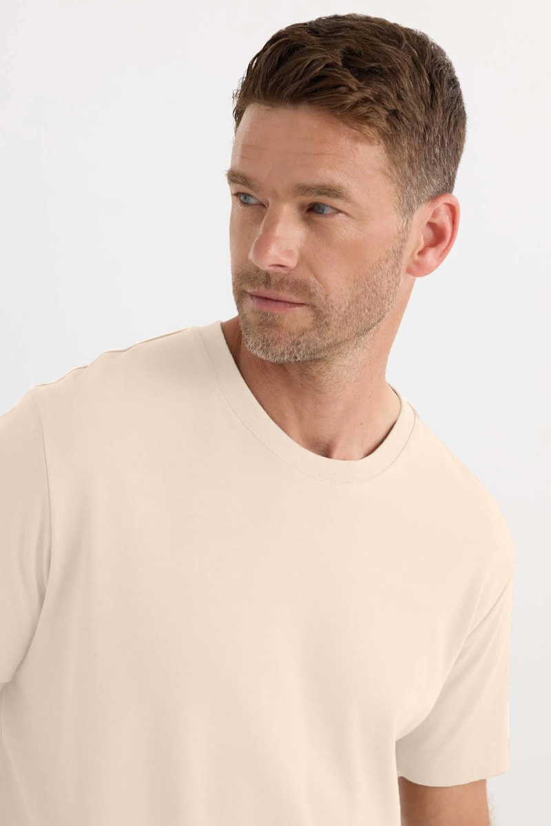 Plain Beige T-Shirt Plain Beige T-Shirt