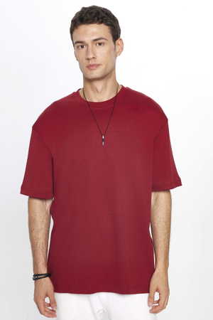 T-shirt Décontracté Homme 100% Coton - Coupe Loose, Col Rond, Essentiel Basique