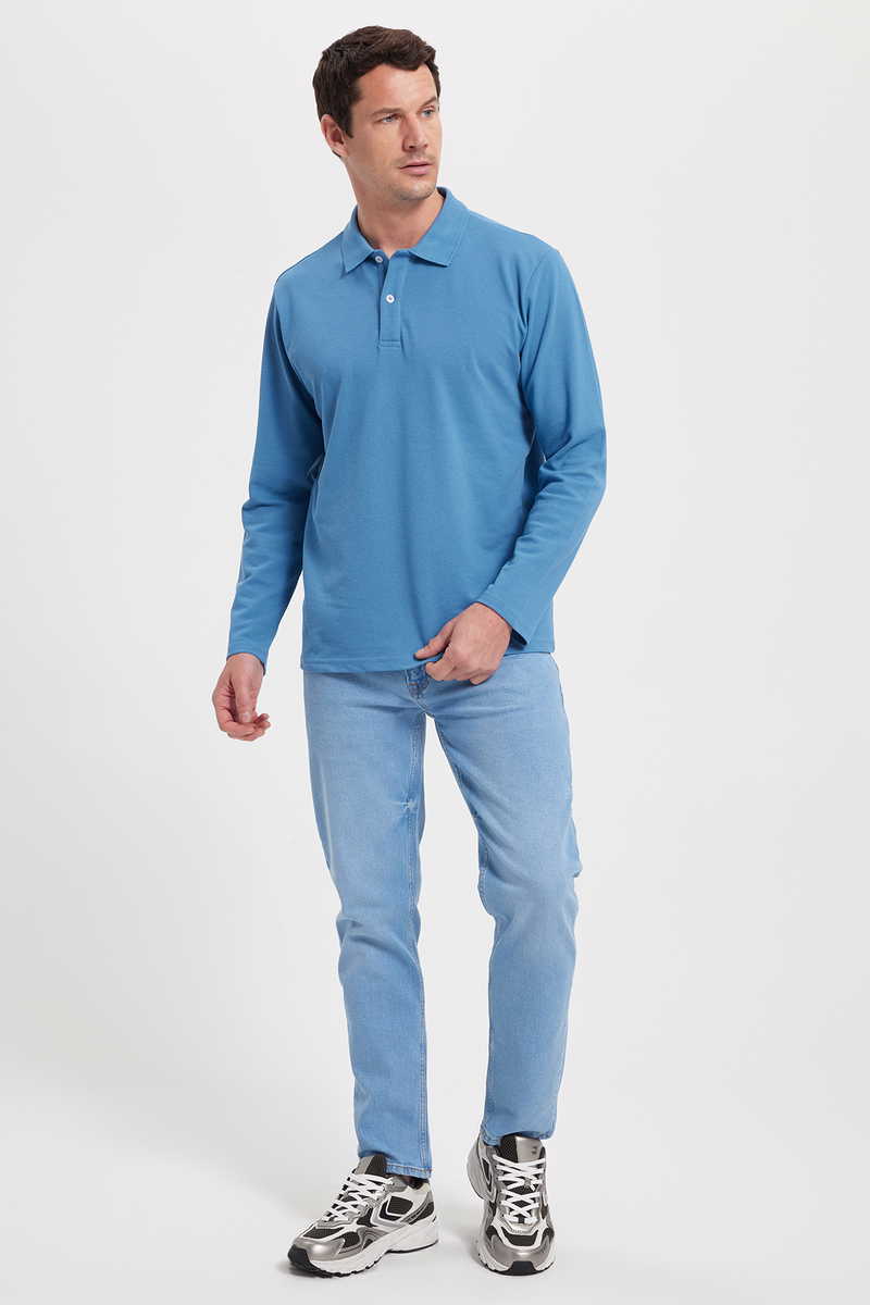 Jednobojni Indigo Majica Jednobojni Indigo Majica