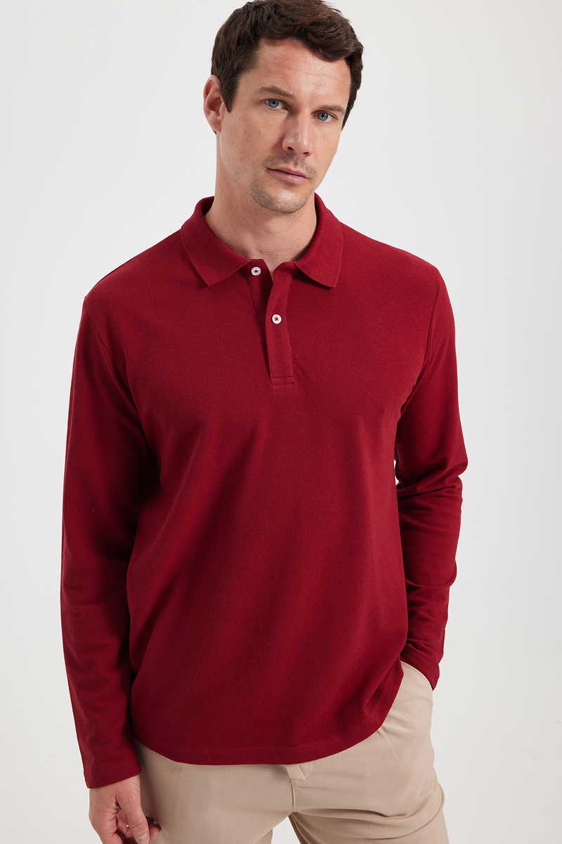 Plain Claret Red T-Shirt