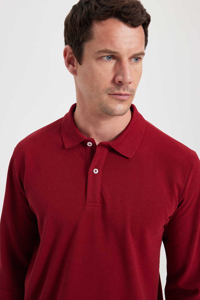 Plain Claret Red T-Shirt