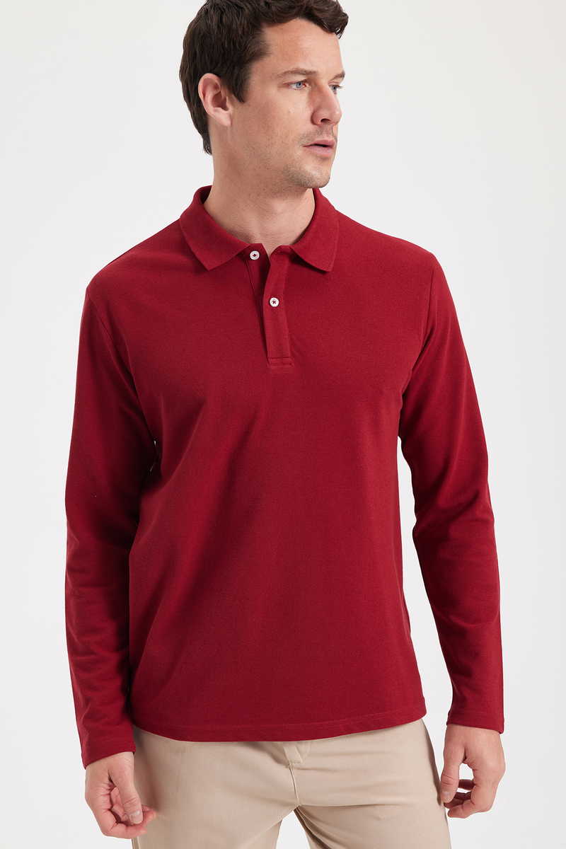 Plain Claret Red T-Shirt
