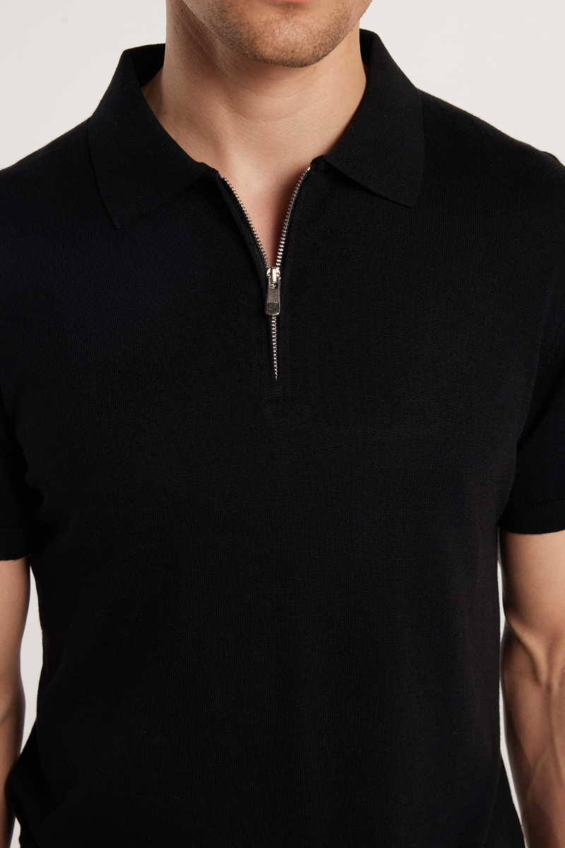 Slim Fit-Strukirana Majica kratki rukava Slim Fit-Strukirana Majica kratki rukava