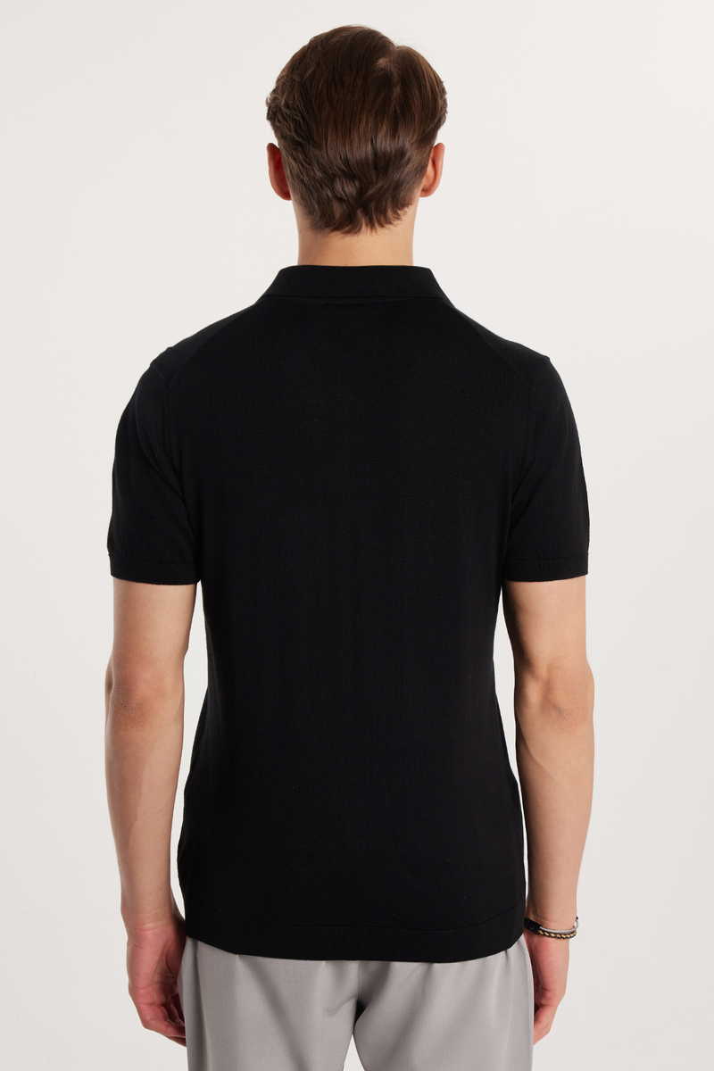 Slim Fit-Strukirana Majica kratki rukava Slim Fit-Strukirana Majica kratki rukava