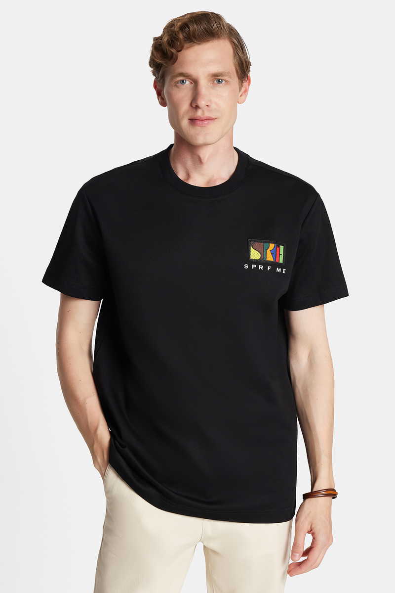 Imprimé Noir T-Shirt Imprimé Noir T-Shirt