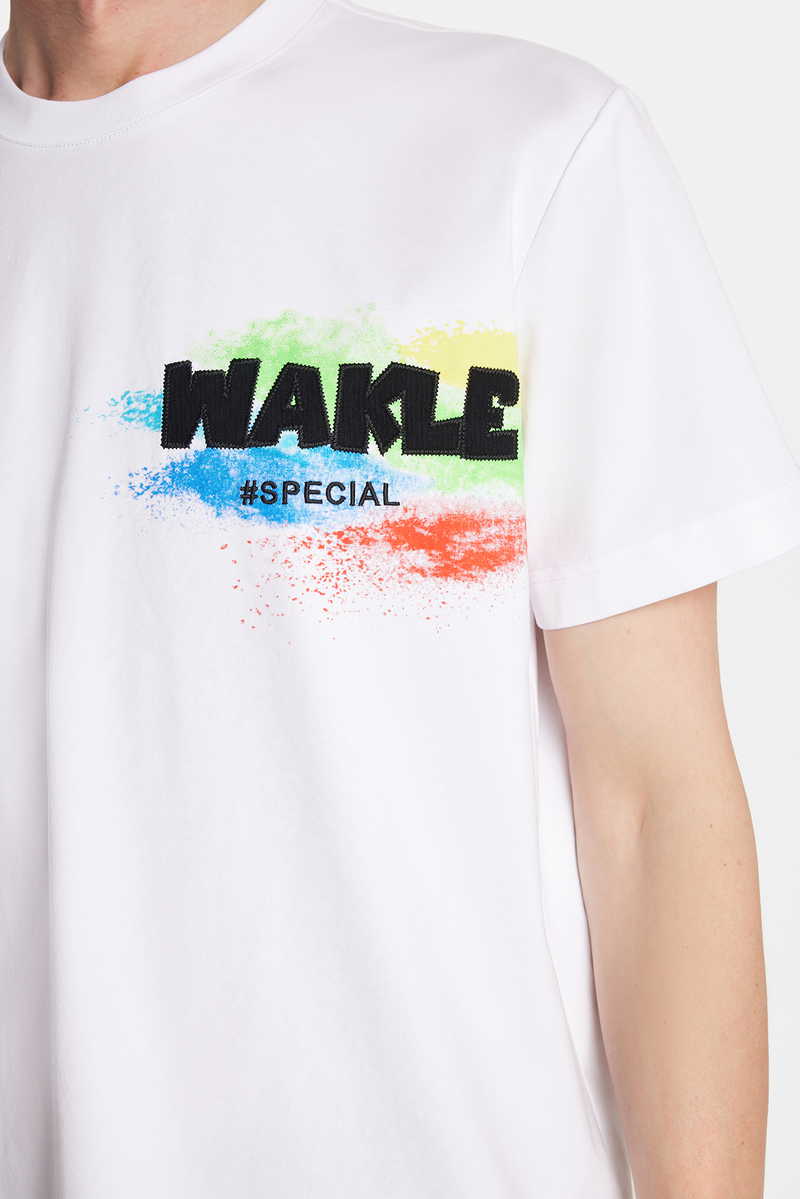 Printed White T-Shirt