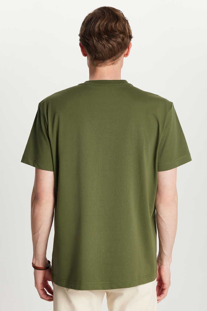 Printed Khaki T-Shirt
