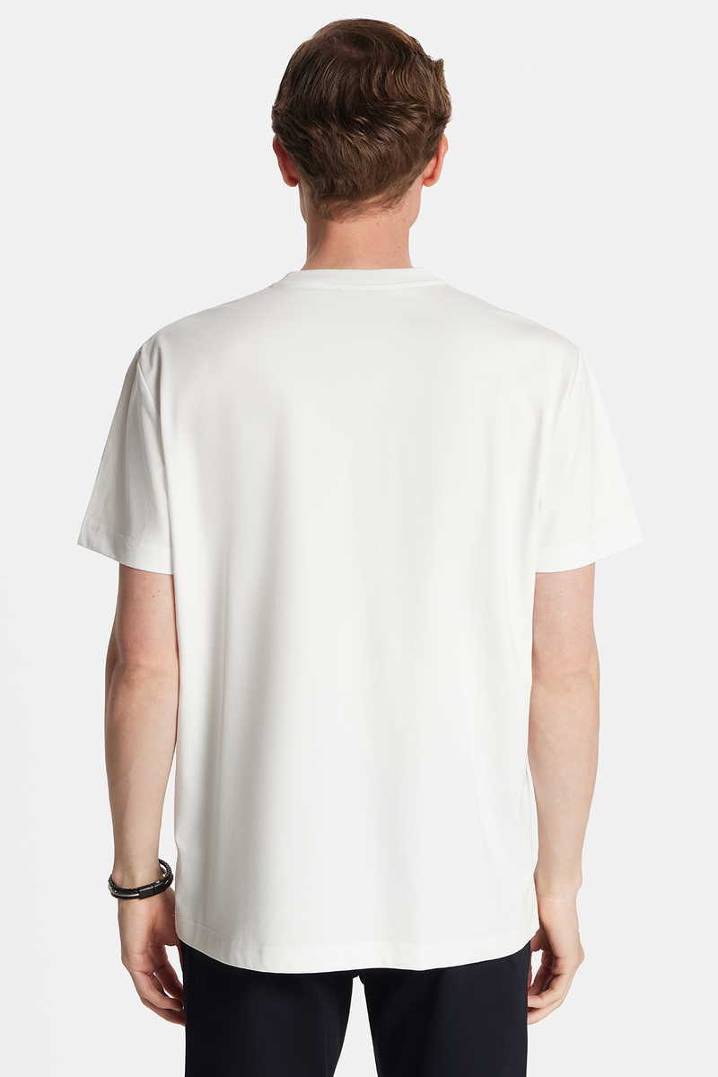 Printed Ecru T-Shirt