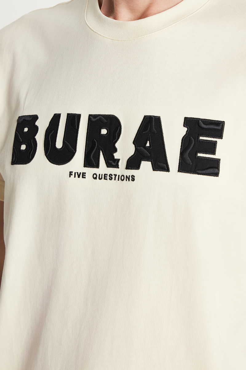 Printed Ecru T-Shirt