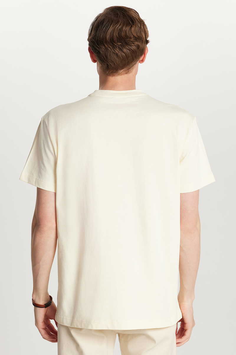 Printed Ecru T-Shirt