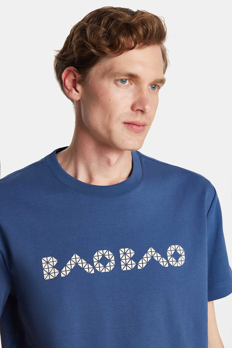 Printed Indigo T-Shirt