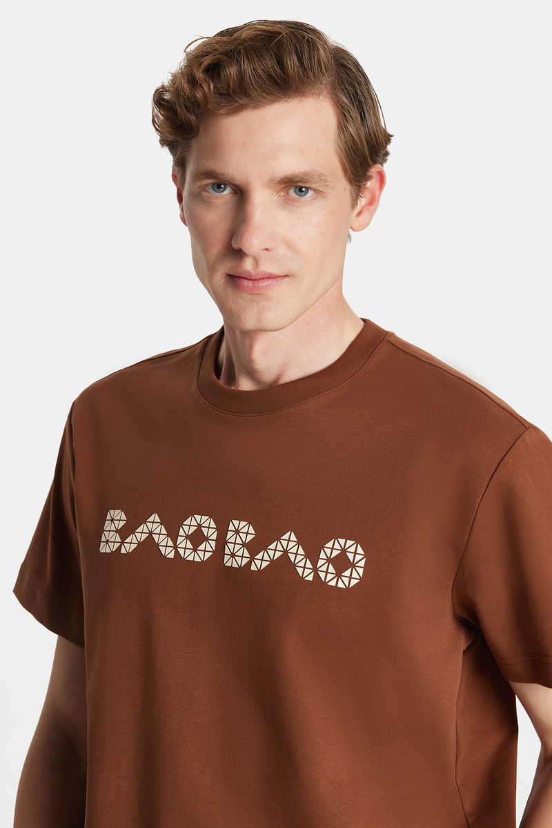 Printed Brown T-Shirt