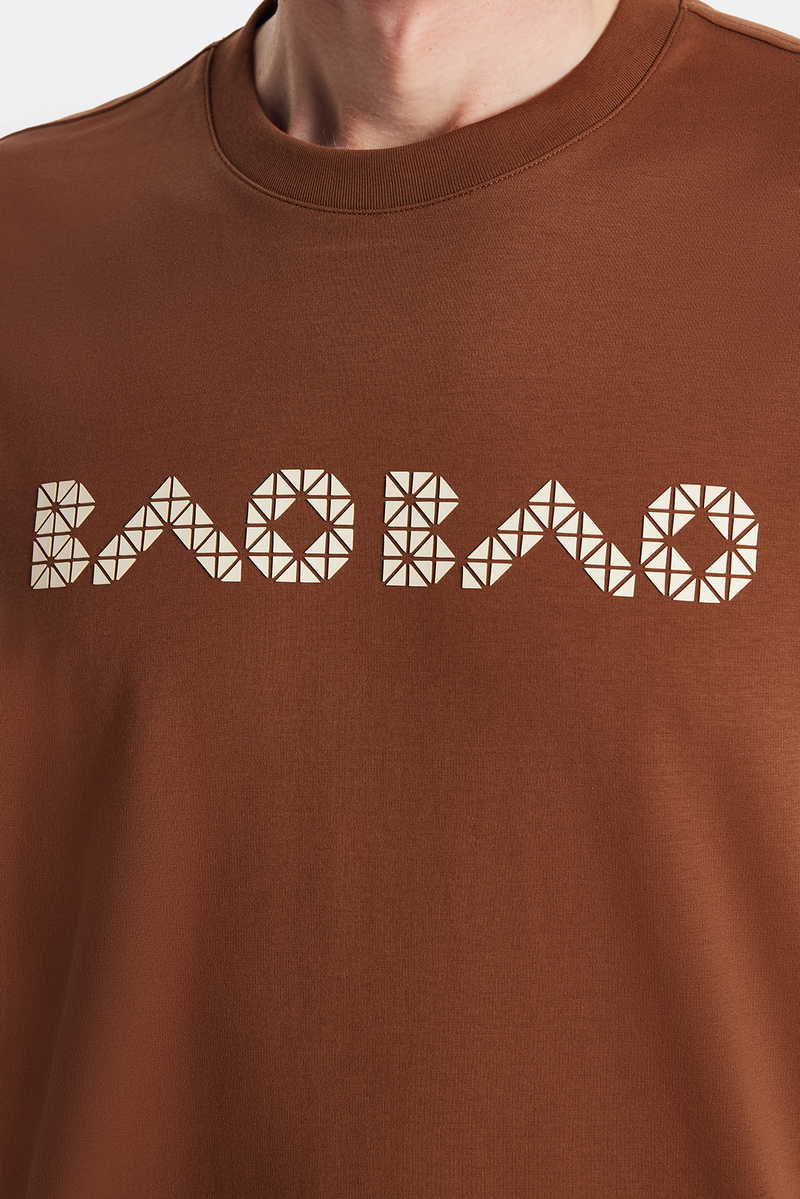 Printed Brown T-Shirt