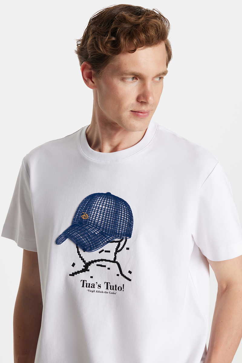 Imprimé Blanc T-Shirt Imprimé Blanc T-Shirt