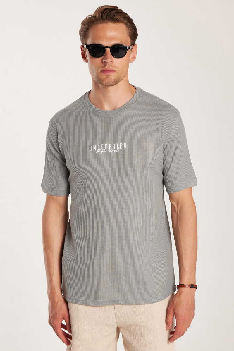 Printed Grey T-Shirt Printed Grey T-Shirt