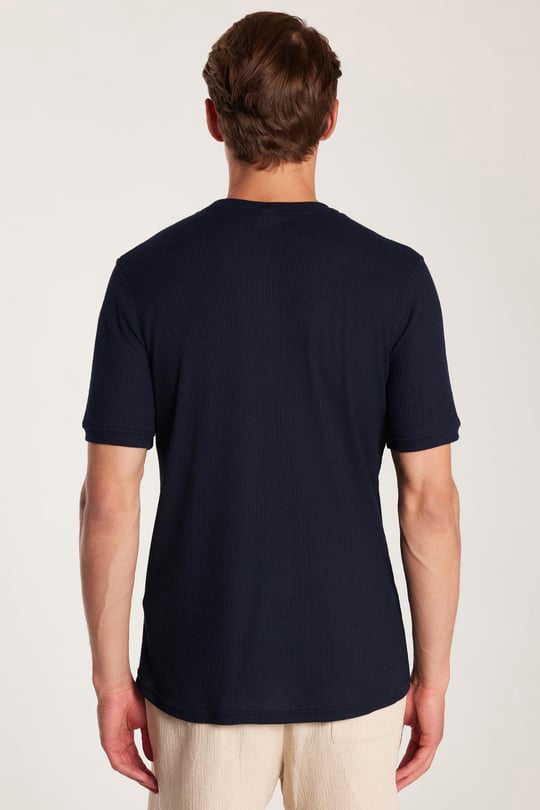 Printed Navy Blue T-Shirt Printed Navy Blue T-Shirt