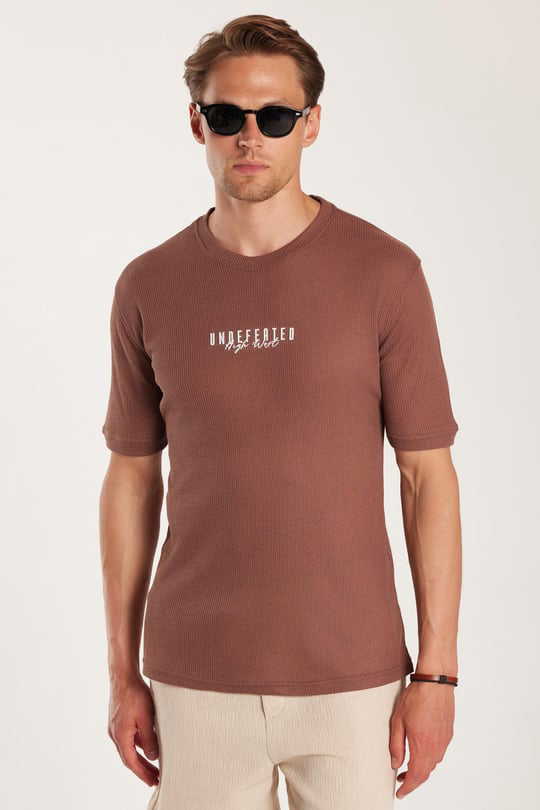 Printed Dusty Rose T-Shirt