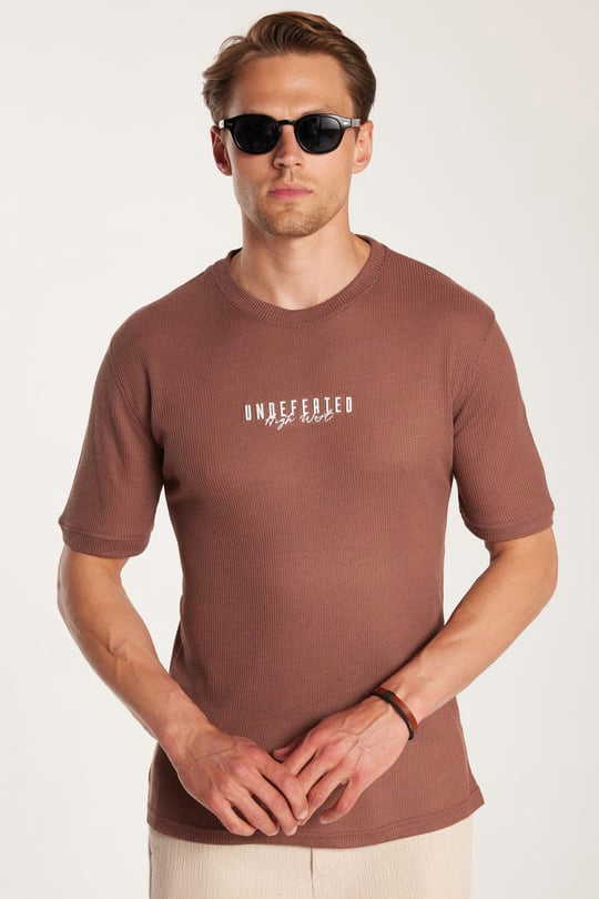 Printed Dusty Rose T-Shirt