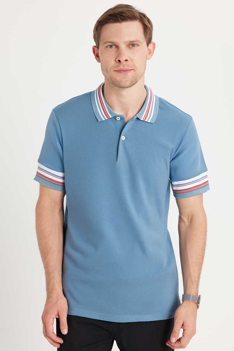 Slim Fit-Strukirana Majica kratki rukava Slim Fit-Strukirana Majica kratki rukava