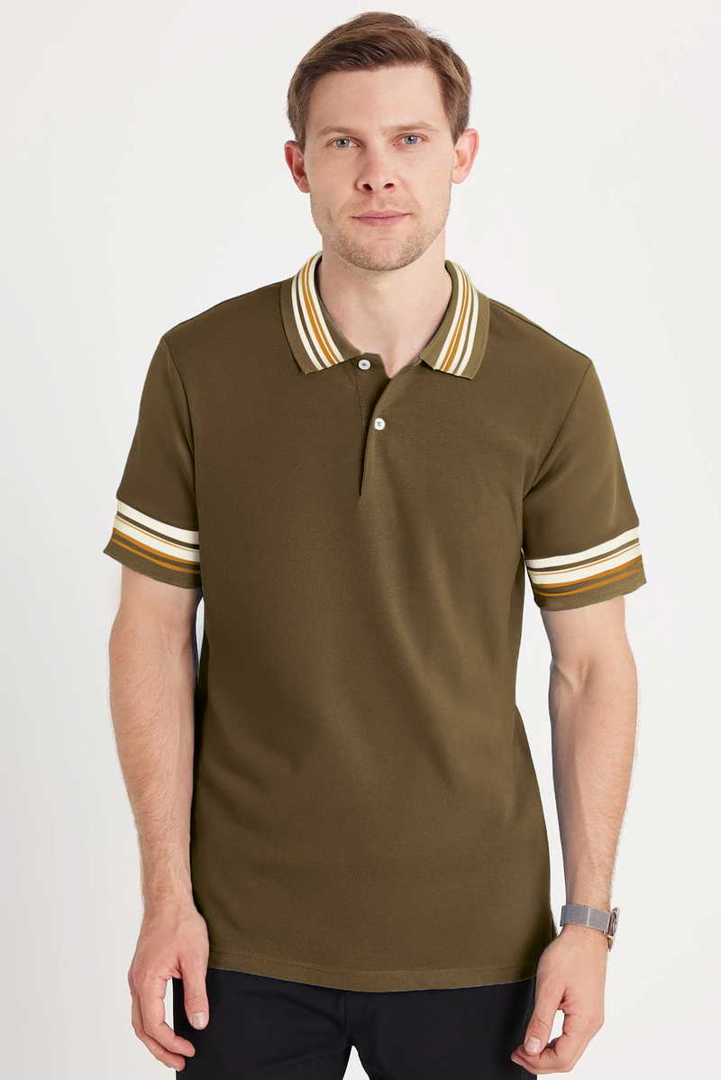 Slim Fit-Strukirana Majica kratki rukava Slim Fit-Strukirana Majica kratki rukava
