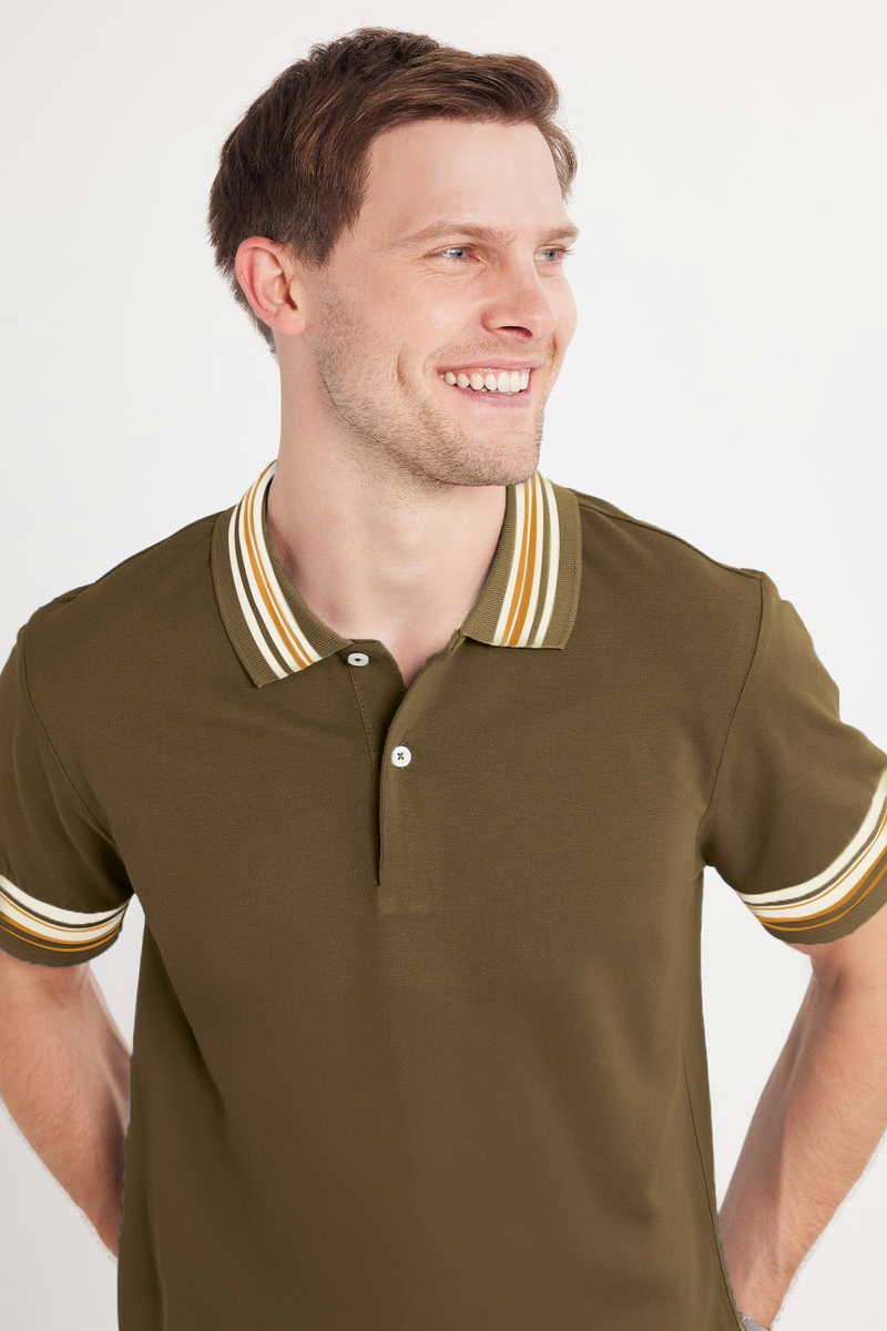 Slim Fit-Strukirana Majica kratki rukava Slim Fit-Strukirana Majica kratki rukava
