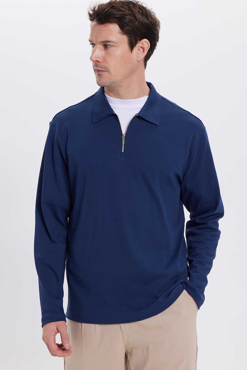 Plain Navy Blue T-Shirt