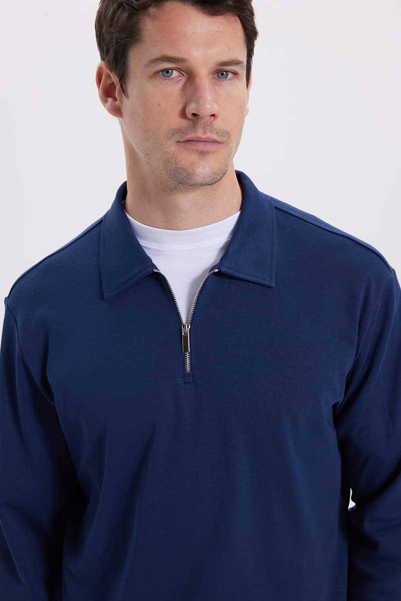 Plain Navy Blue T-Shirt