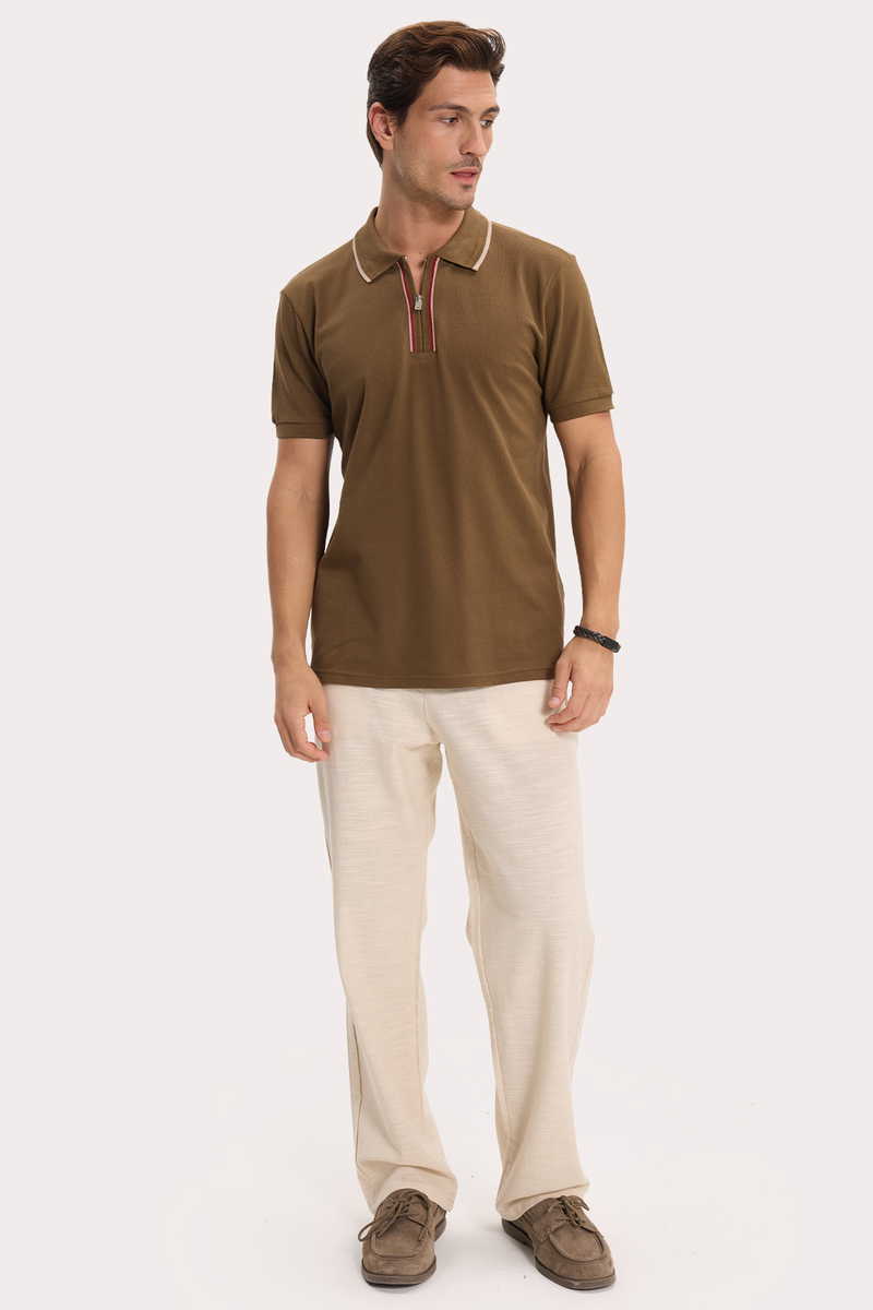 Slim Fit-Strukirana Majica kratki rukava Slim Fit-Strukirana Majica kratki rukava