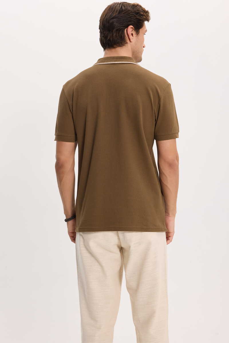 Slim Fit-Strukirana Majica kratki rukava Slim Fit-Strukirana Majica kratki rukava