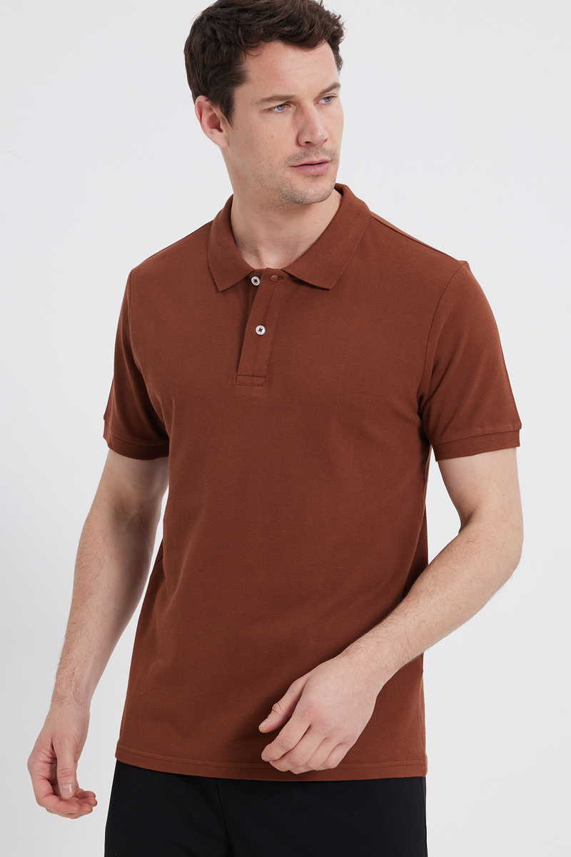 Slim Fit-Strukirana Majica kratki rukava