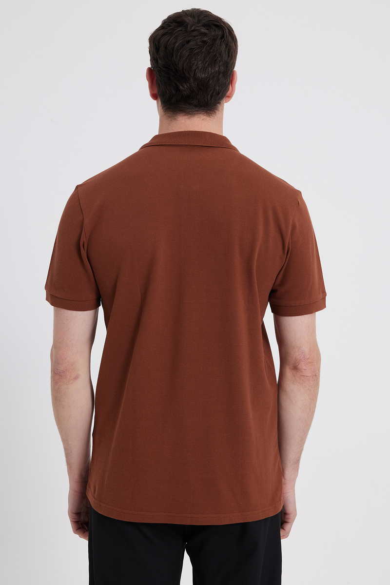 Slim Fit-Strukirana Majica kratki rukava