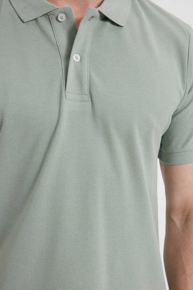 Slim Fit-Strukirana Majica kratki rukava