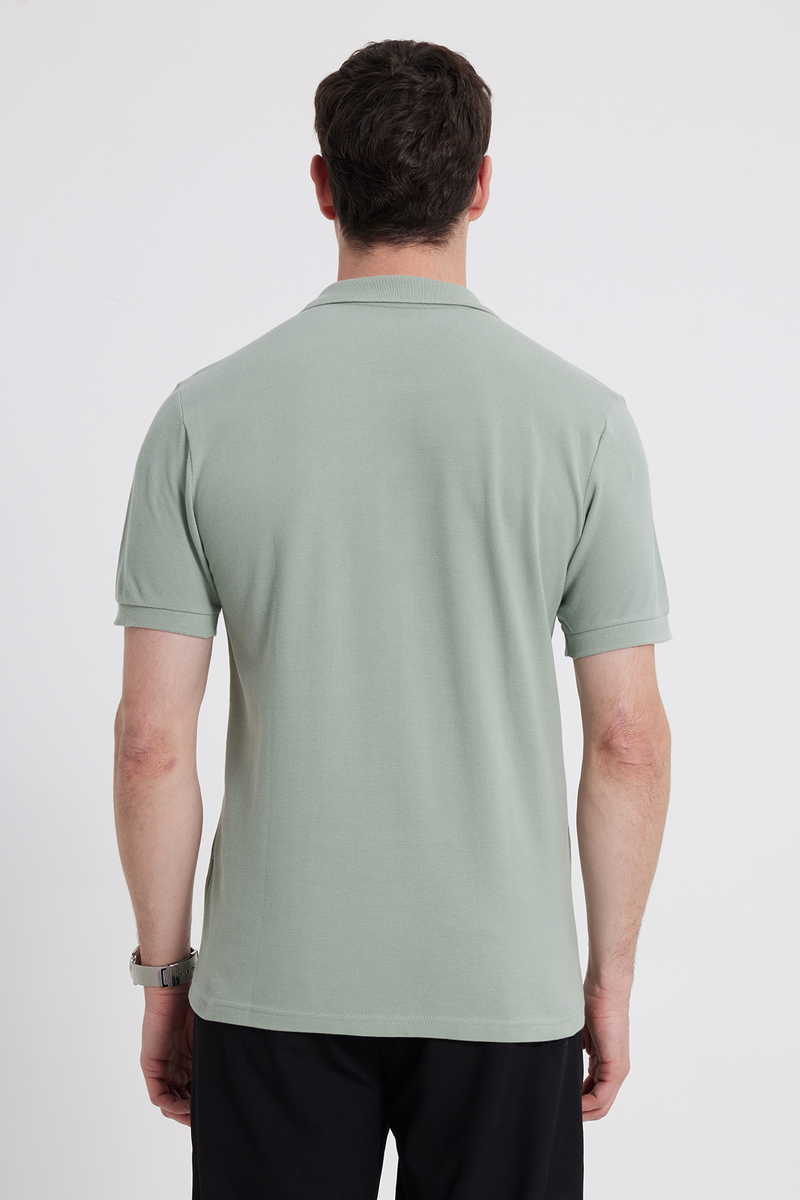 Slim Fit-Strukirana Majica kratki rukava