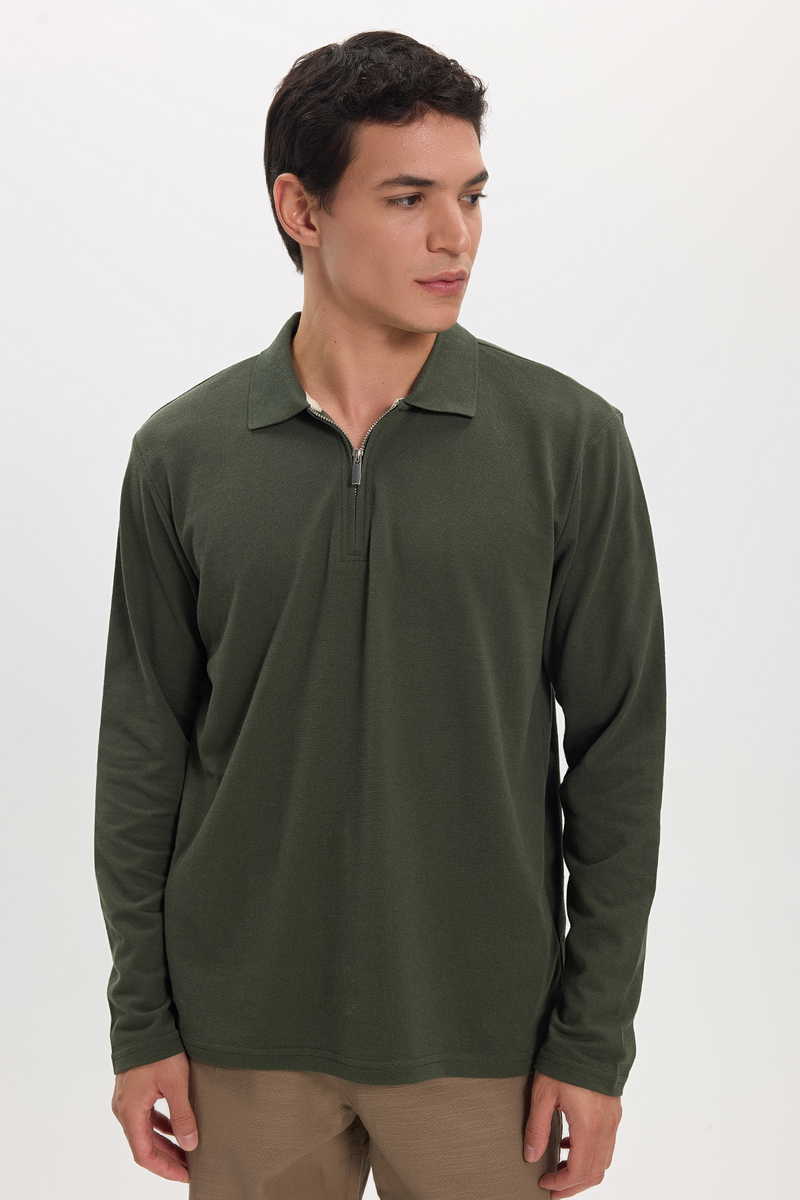 Plain Khaki T-Shirt