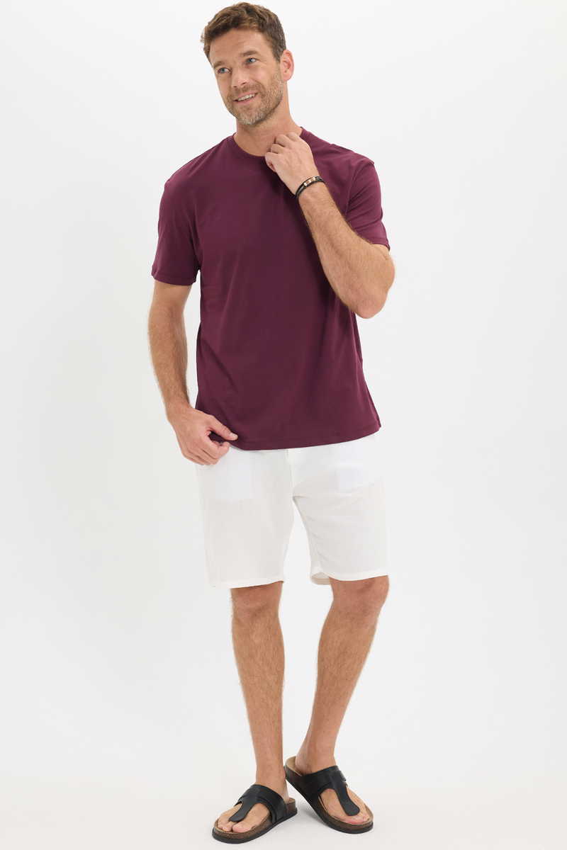 Plain Claret Red T-Shirt Plain Claret Red T-Shirt