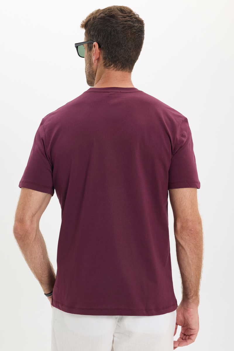 Plain Claret Red T-Shirt Plain Claret Red T-Shirt