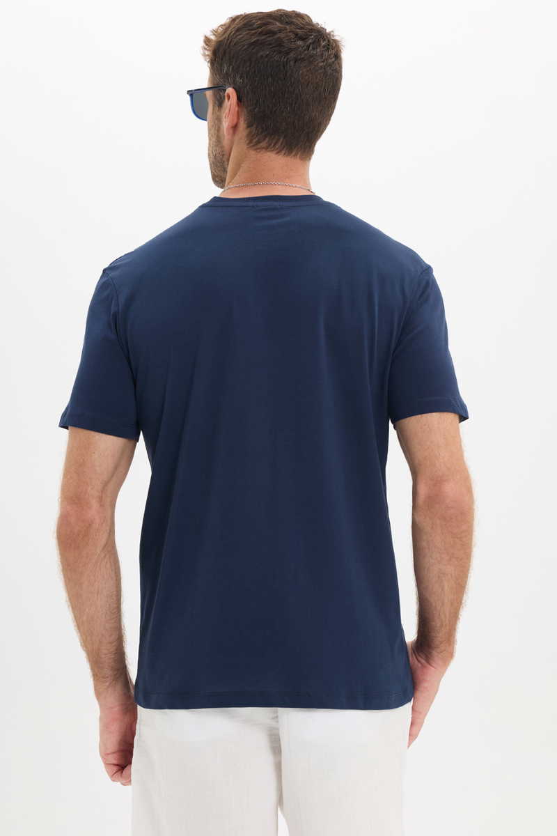 Plain Navy Blue T-Shirt