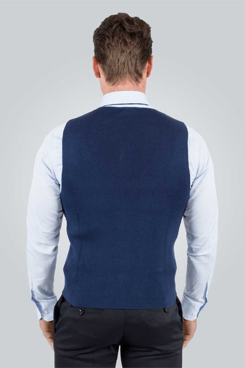 Slim Fit Knitted Vest