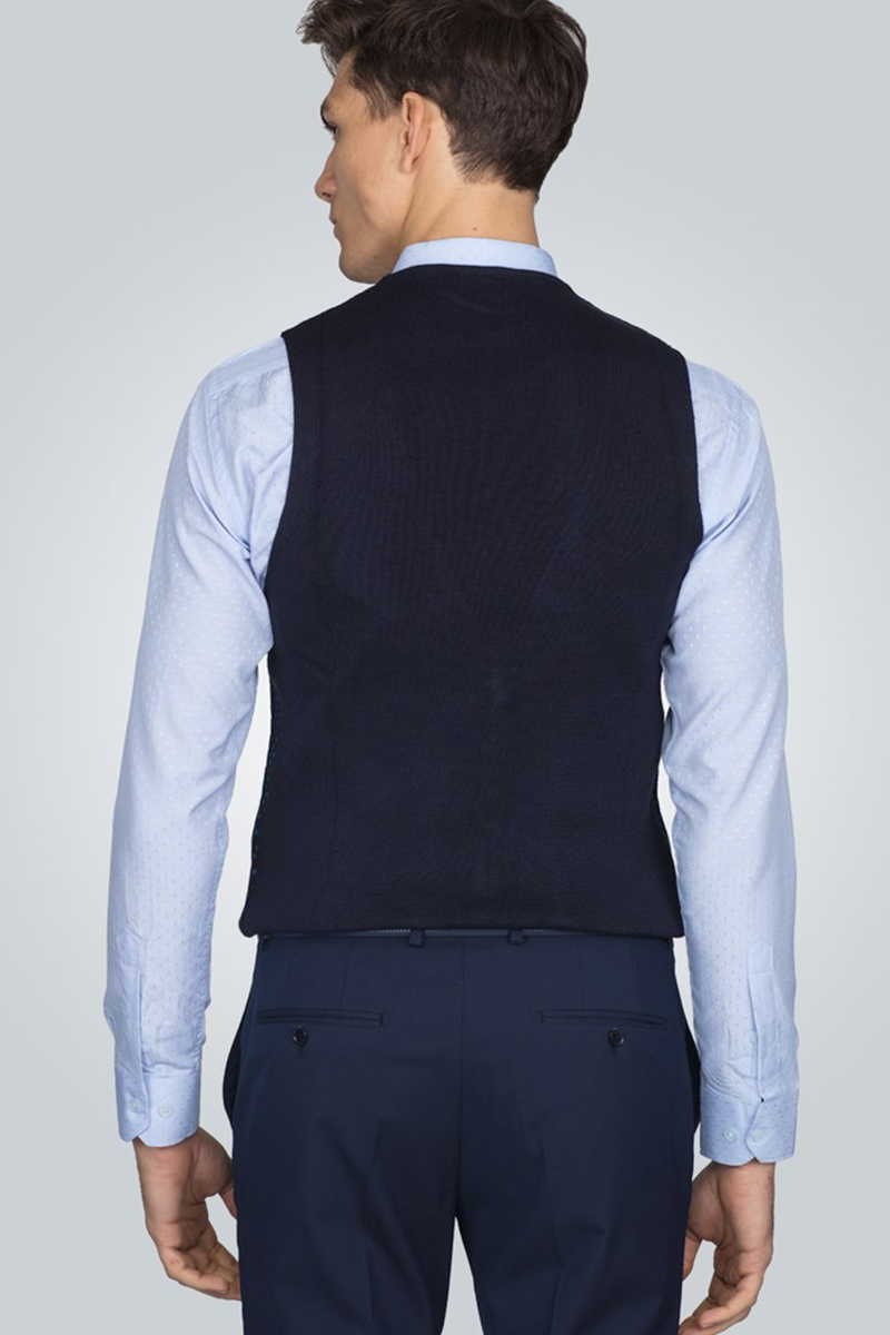 Slim Fit Knitted Vest