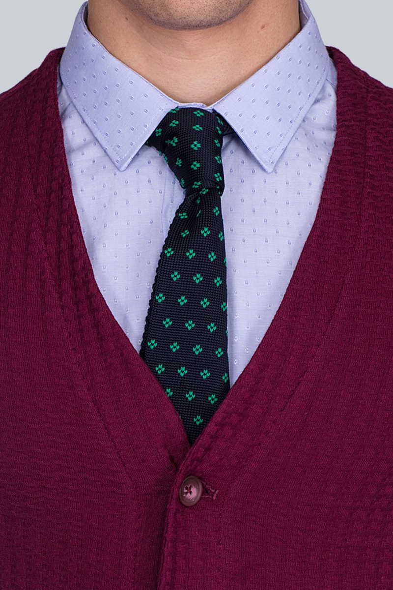 Slim Fit Pleteni prsluk