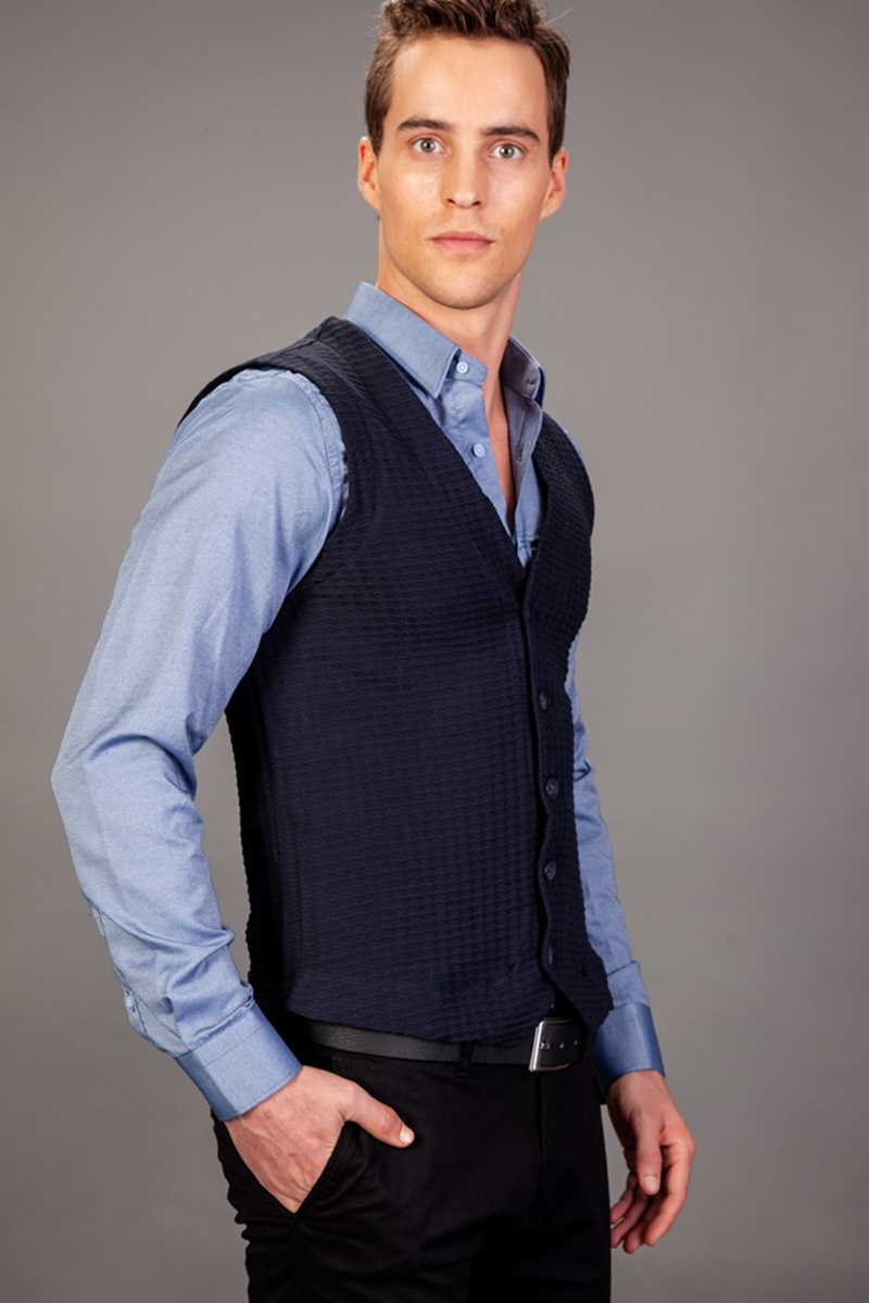 Slim Fit Pleteni prsluk