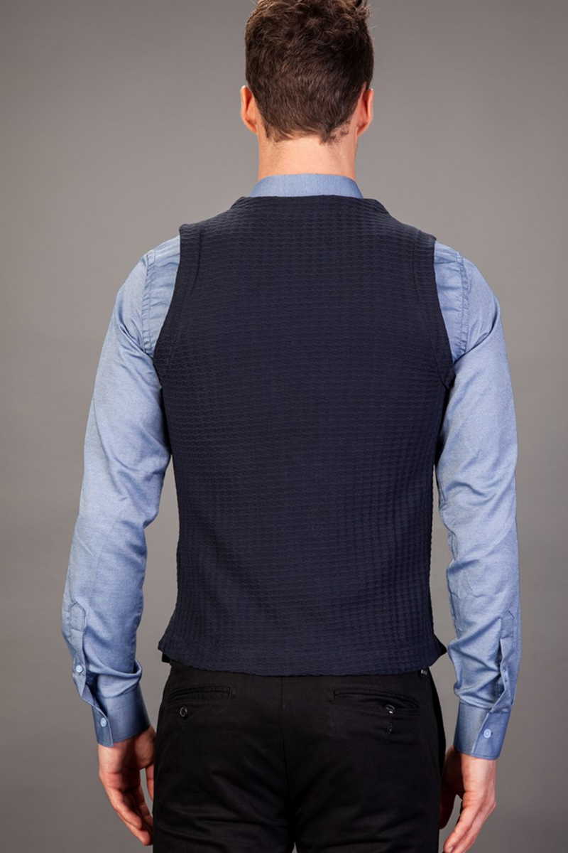 Slim Fit Pleteni prsluk