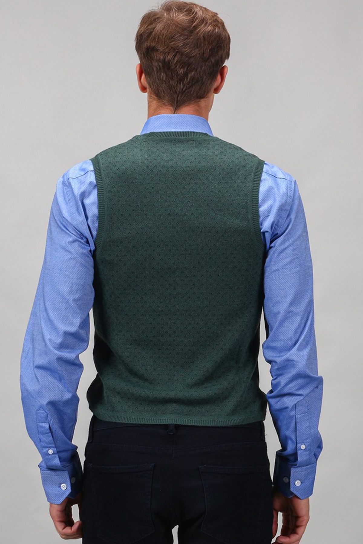 Slim Fit Knitted Vest