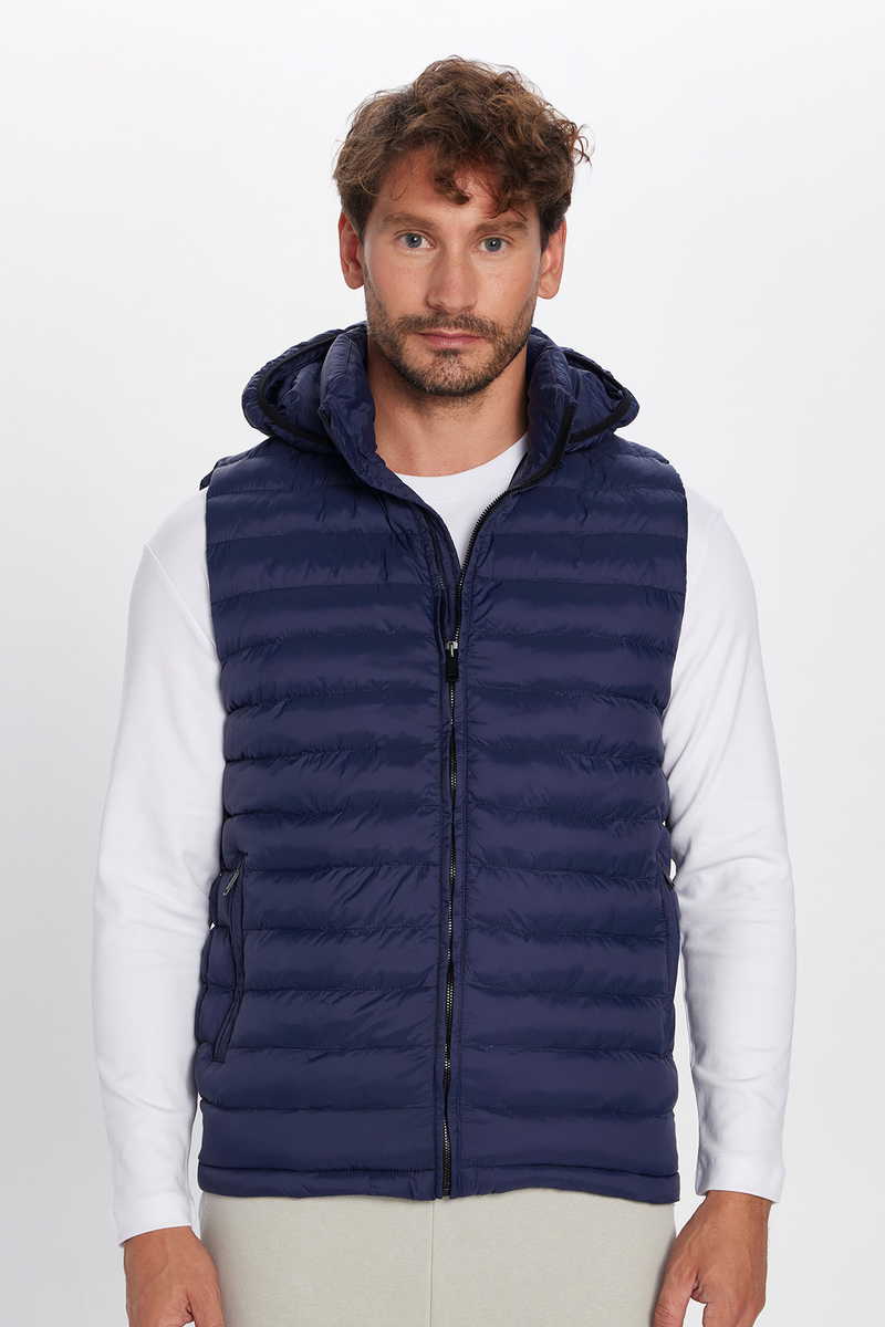 Plain Blue Vest