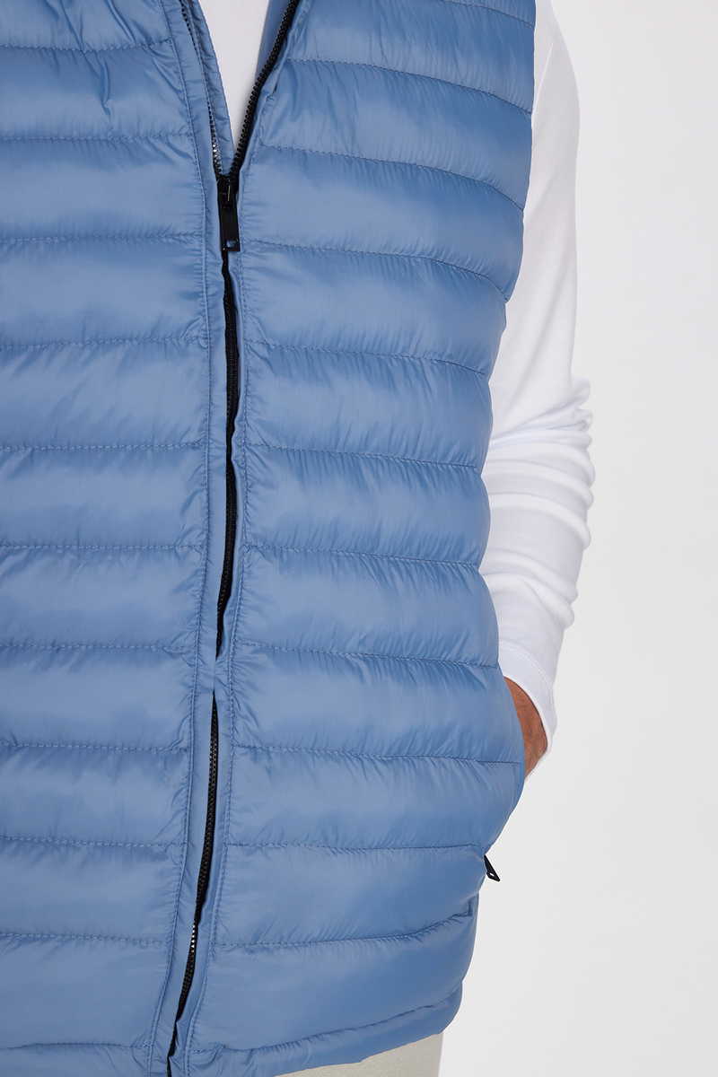 Plain Blue Vest