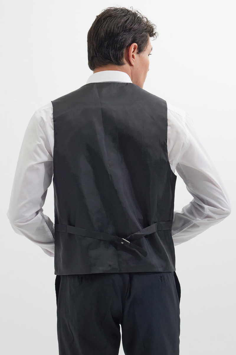 Jednobojni Crna Prsluk