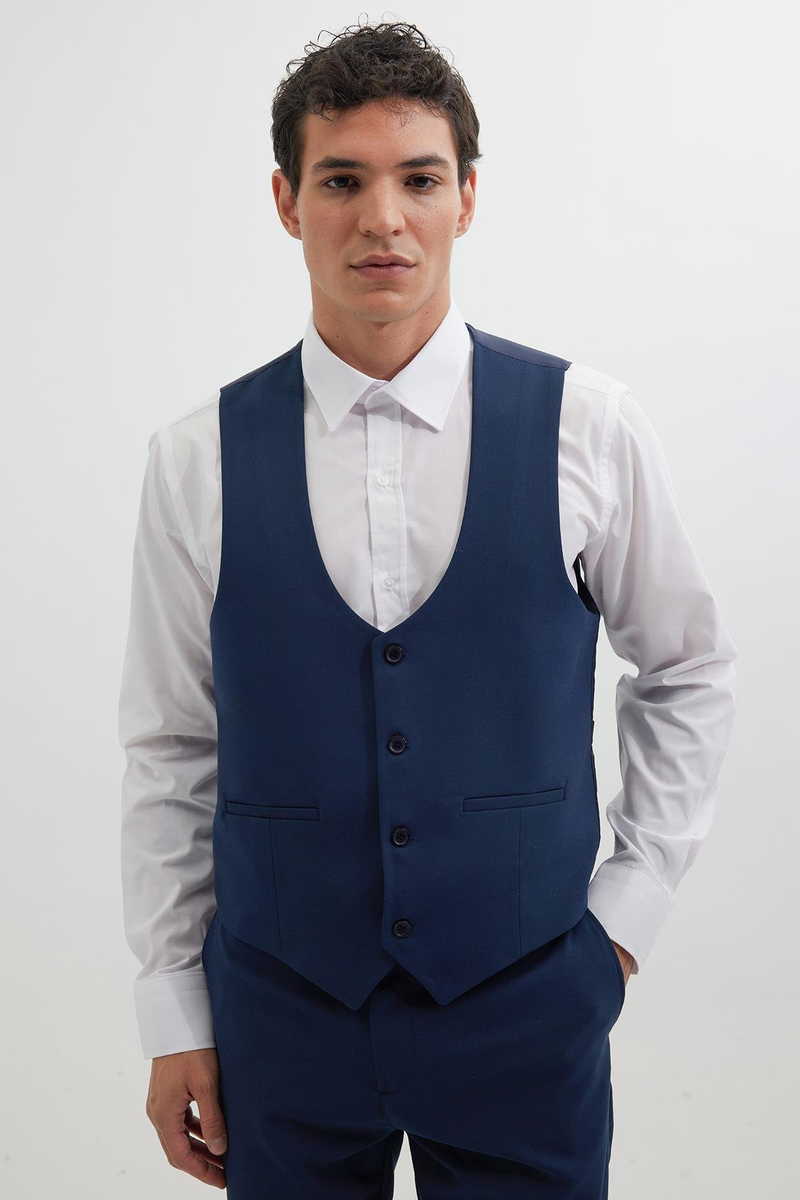 Običan Mornarsko plava Prsluk Običan Mornarsko plava Prsluk