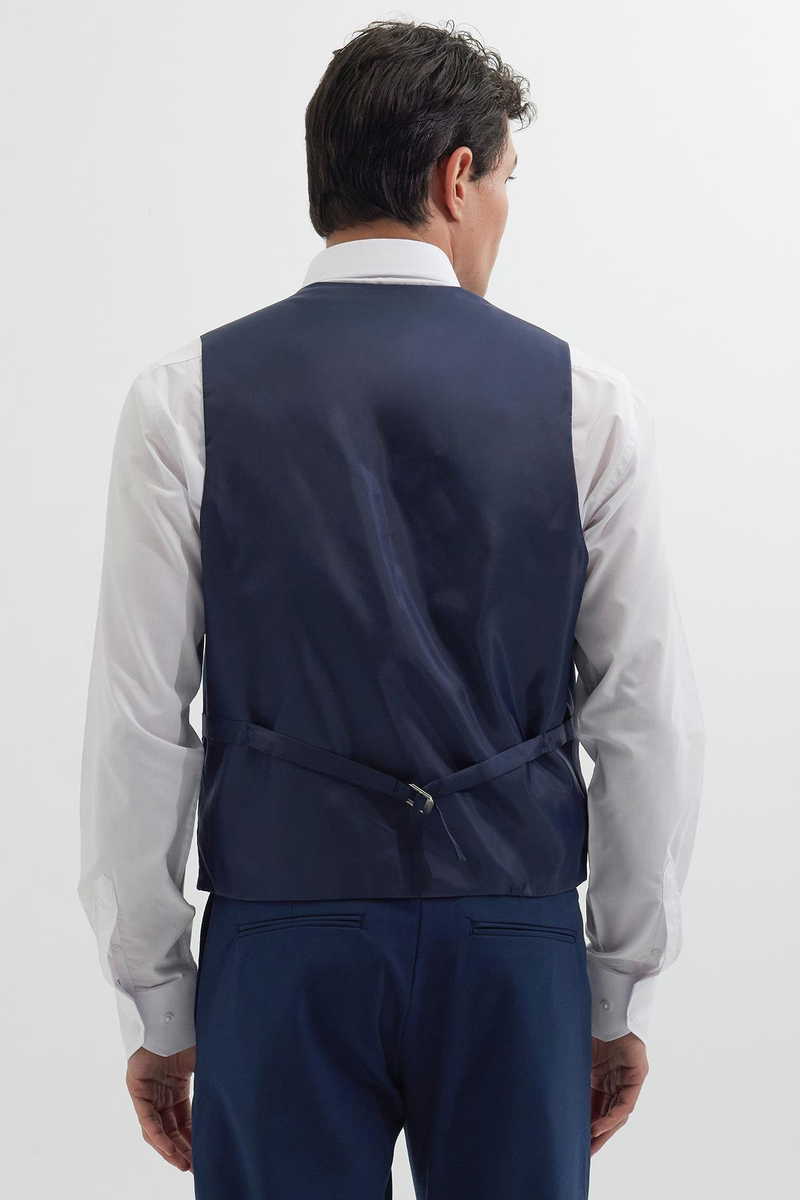 Jednobojni Mornarsko plava Prsluk